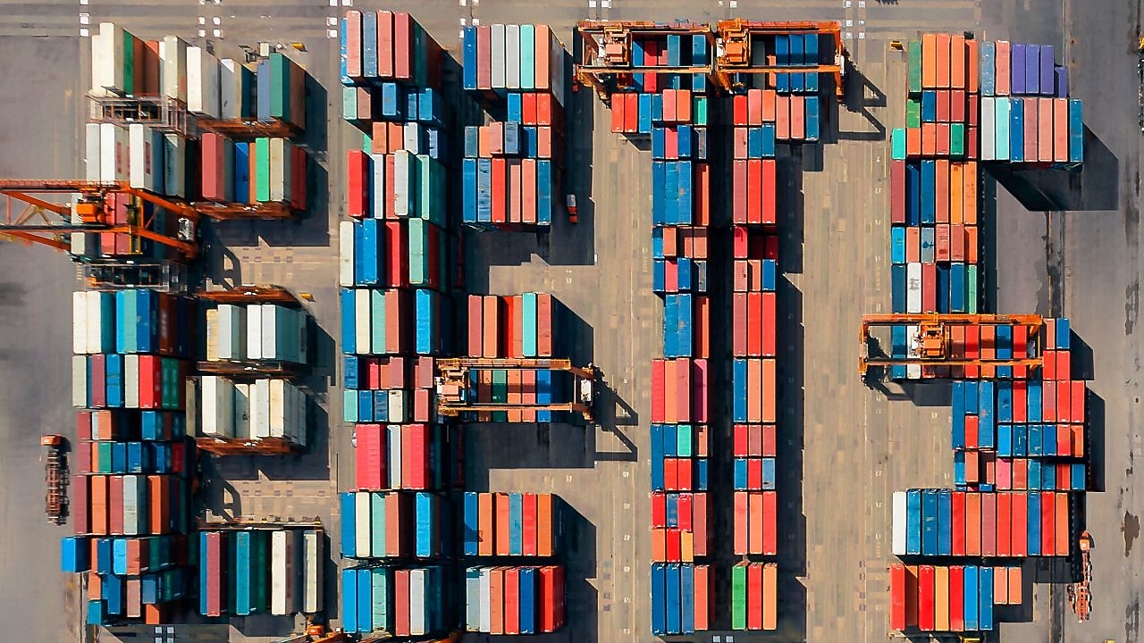 A variety of different containers form the letters EETS.