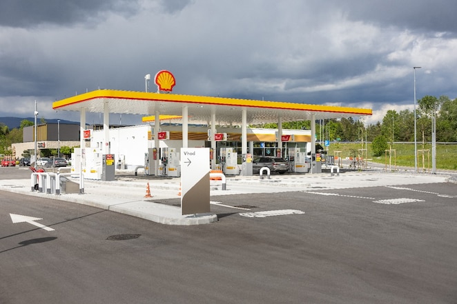Shell bencinski servis v Žalcu